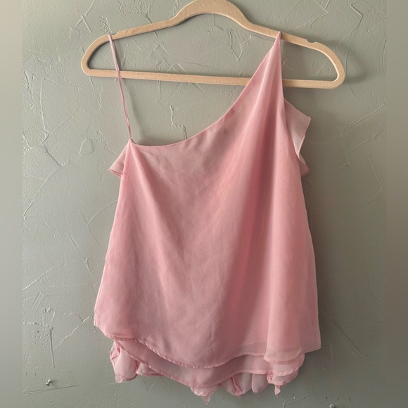 Off the Shoulder Pink Ruffle Top - Picture 3 of 3